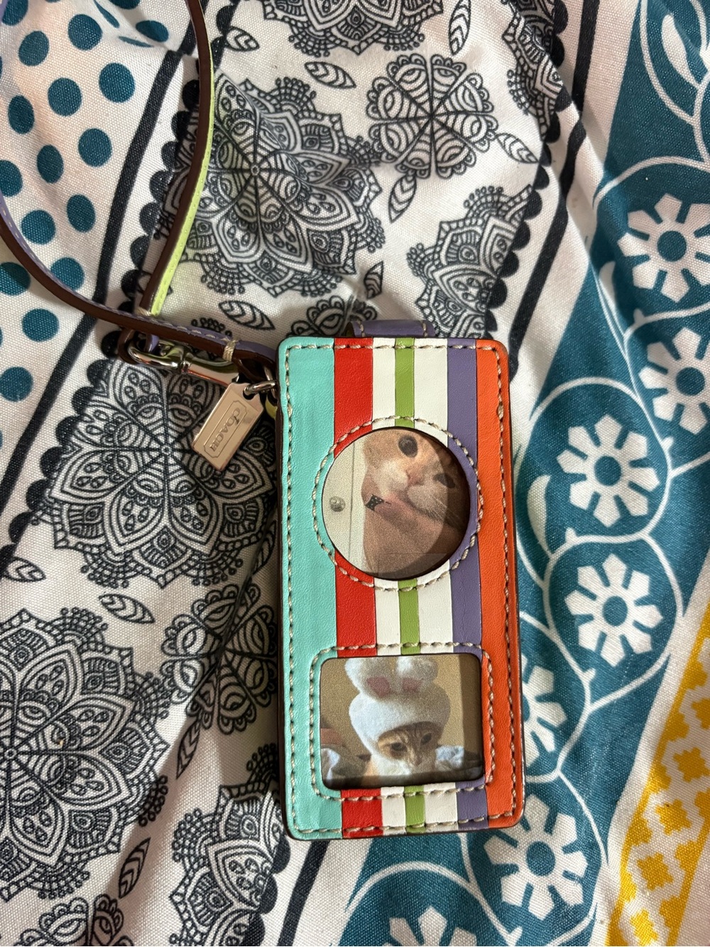 Coach iPod Nano Case ~ Turned Photo Charm